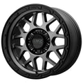 ~(35 lbs. 20X20X12)~ GRENADE OFF-ROAD 17x9 8x180.00 MATTE GRAY W/ MATTE BLACK LIP (18 mm)