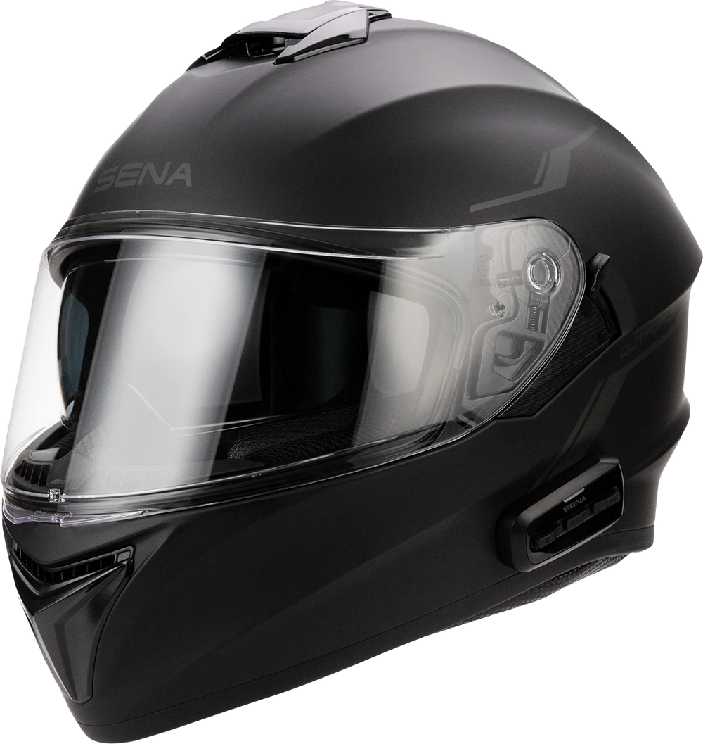 Sena Technologies Outforce Full Face Bluetooth Helmet Matte Black - XL