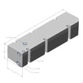S B 22 Gallon Driver Side Undercarriage Fresh/Grey Water Tank 2007-23 Mercedes Sprinter 144 inch 170 inch