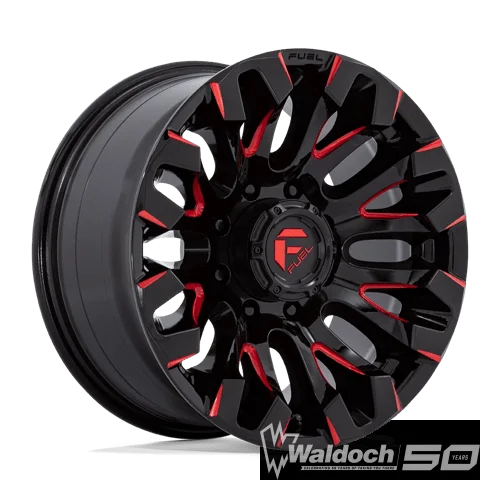 D829 18X9 8X6.5 G-BLK MILL-RD 1MM