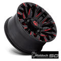 D829 18X9 8X6.5 G-BLK MILL-RD 1MM