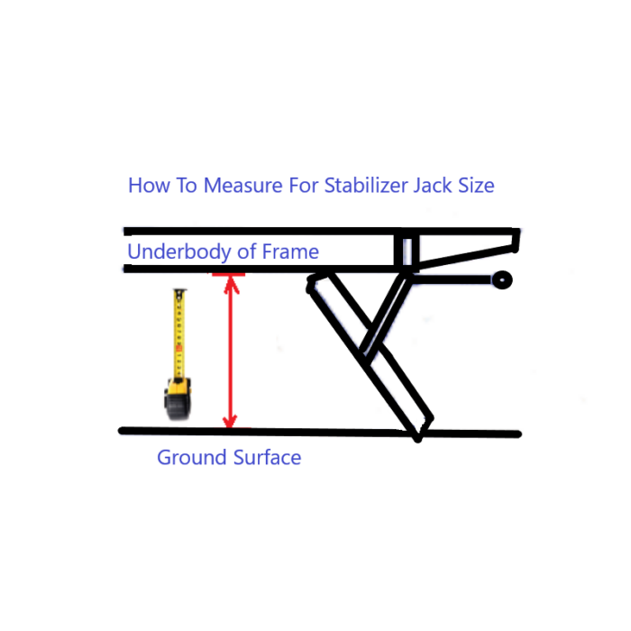 28' STABILIZER JACK ASSEMBLY