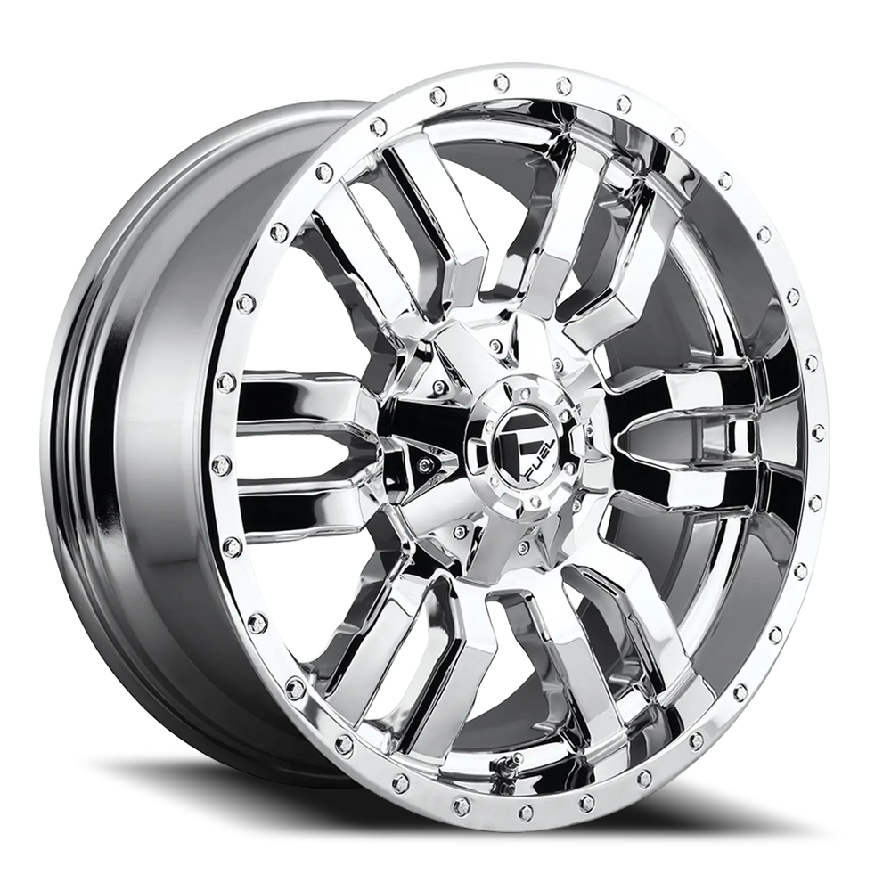 ~(43 lbs. 23X23X13)~ SLEDGE 20x10 8x165.10 CHROME PLATED (-18 mm)