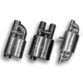 Universal Muffler Kit, Single Inlet Single Outlet, 76MM 3.0" 1 Muffler