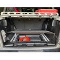 Armorlite 24-current Jeep Wrangler 4XE cargo set (wheelhouse covers (l/r) cargo mat) WITH subwoofer mesa smoke