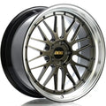 BBS LM 19x10 5x130 ET45 CB71.6 Selenite Bronze Center / Diamond Cut Lip Wheel - 82mm PFS/Clip Req