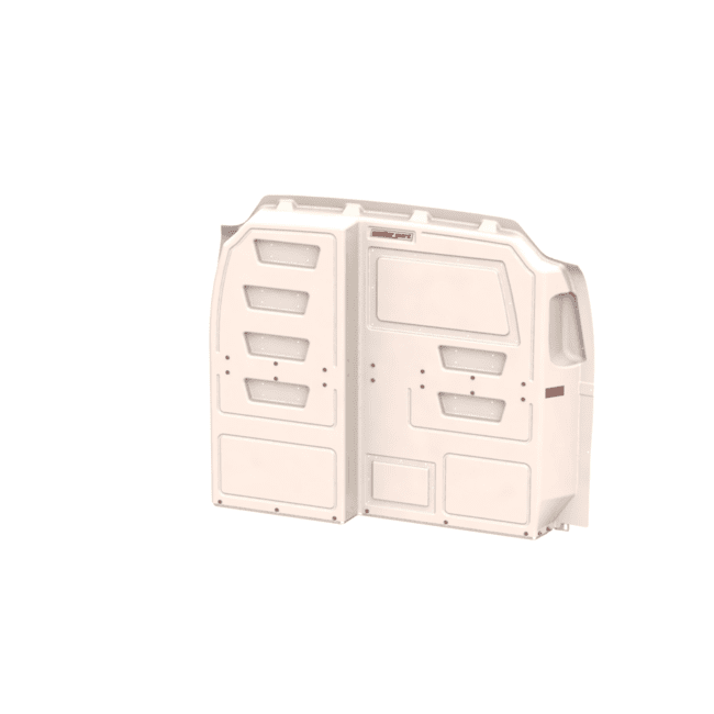 22C ETRANSIT/19C TRANSIT LOWROOF CABMAX COMPOSITE BULKHEAD 68.56X53.63X113/4IN WHITE FINISH