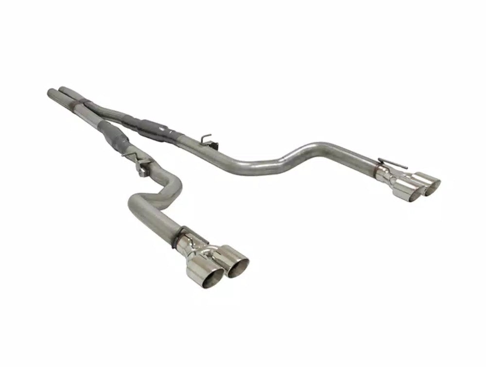 Outlaw Cat-Back Exhaust System 2015-2023 Dodge Challenger Hellcat, Demon, Srt392, R/T Scat-Pack With 6.2L Or 6.4L Engine And 2017-2021 R/T With 5.7 Engine Eliminates Factory Exhaust Valves Aggressive Sound Flowmaster