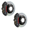 Brembo 15-19 Golf R/15-20 S3 Front GTS BBK 6 Piston Cast 350x34 2pc Rotor Slotted TY3L - Black HA