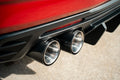 Corsa 2016-2024 Chevrolet Camaro SS / ZL1 Valved Axle-Back Exhaust w/ Black Carbon Fiber Quad Tips