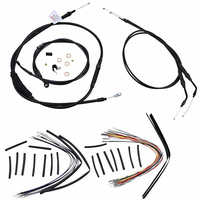 Burly Brand Control Kit 14in T-Bar - Black
