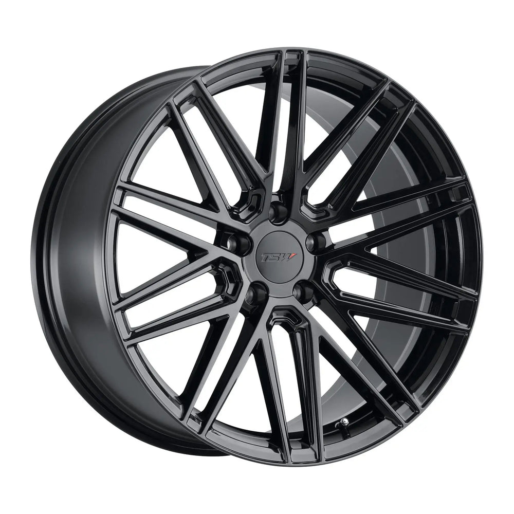 ~(26 lbs. 20X20X10)~ TSW PESCARA 18x8.5 5/120 ET35 CB76.1 GLOSS BLACK