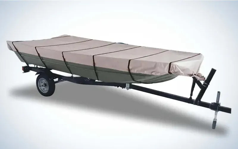 HOT SHOT BOAT COVERJON BOAT O/B 16FT17FT 82INCRANBERRY