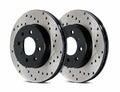 StopTech Sport Cross Drilled Brake Rotor - Rear Left