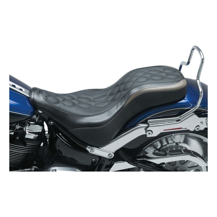 Mustang 18-23 Harley Fat Boy DayTripper 1PC Seat - Black