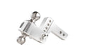 2.0IN SHANK ALUMINUM HITCH 2IN DROP/RISE W/ STAINLESS STEEL DUAL BALL