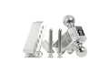 2.0IN SHANK ALUMINUM HITCH 2IN DROP/RISE W/ STAINLESS STEEL DUAL BALL