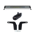 Cali Raised 03-09 Toyota 4Runner 32In Lower Bumper Hidden Led Light Bar Brackets Kit - No Switch