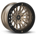 RENEGADE Cast Beadlock Wheel 5 LUG 17x9 5x5 (5x127) -12mm Offset 4.5 Backspace
