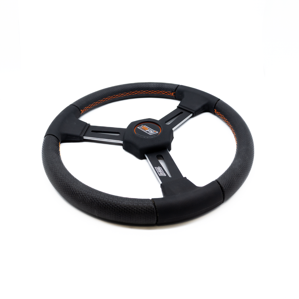 Steering Wheel Dirt 15in Diameter Flat XL Grip