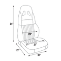 BLACK VELOUR VW INTERIOR KIT PRO 90 W/HEADREST STYLE