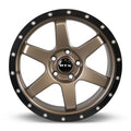 DAKAR 17X8 5X114.3 ET35 CB73.1 SATIN BRONZE BLACK EDGE LIP