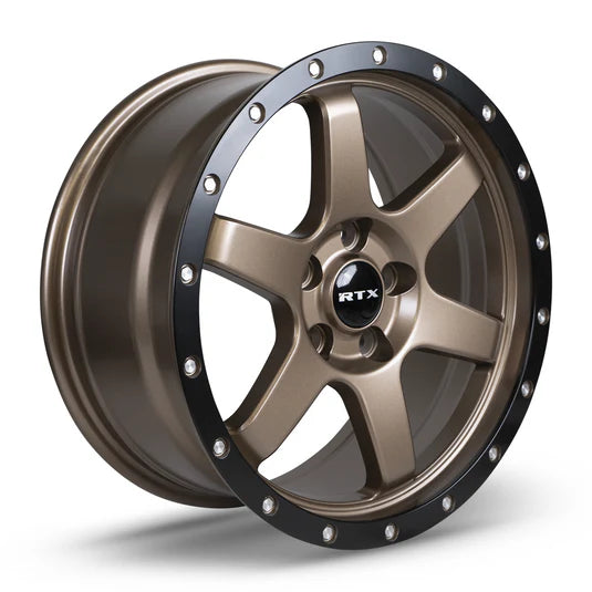 DAKAR 17X8 5X114.3 ET35 CB73.1 SATIN BRONZE BLACK EDGE LIP
