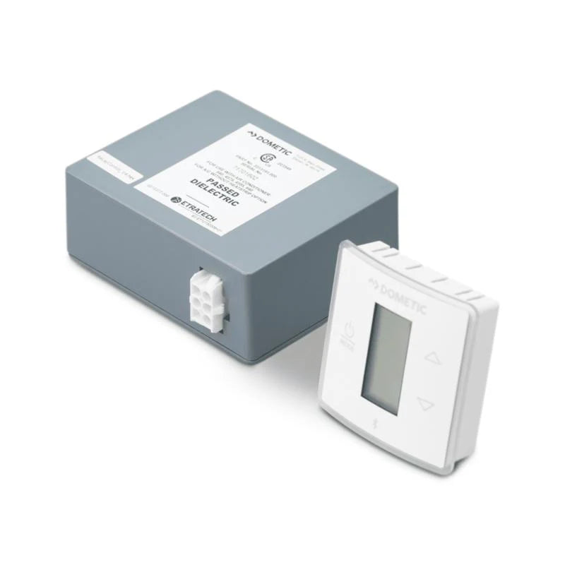 SINGLE ZONE BLUETOOTH THERMOSTAT W/CONTROL KIT C/F WHITE