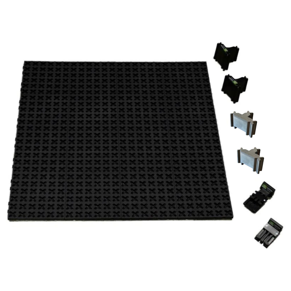 DU-HA black auto part