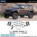 Fabtech 18-21 Jeep JL 4WD 4-Door 3in Trail w/Stealth