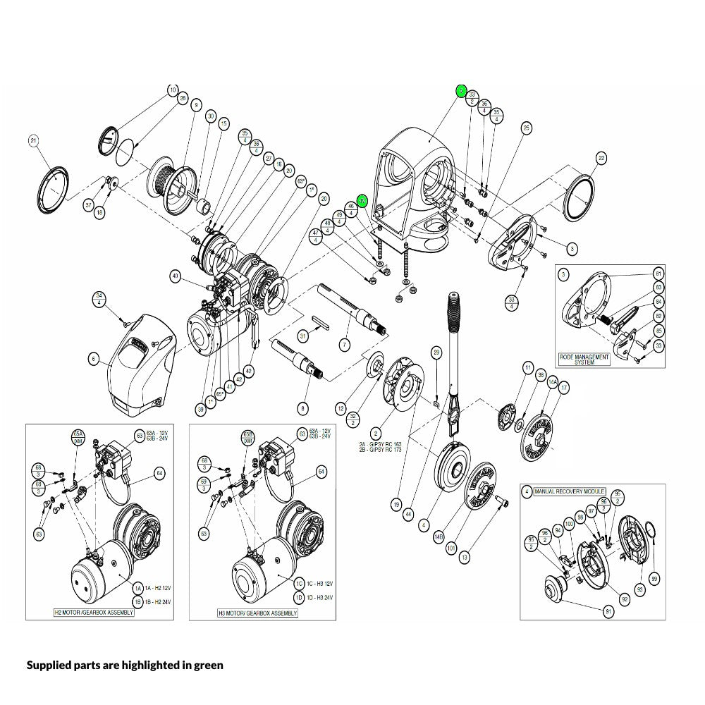 FRONT CASE KIT H2/3