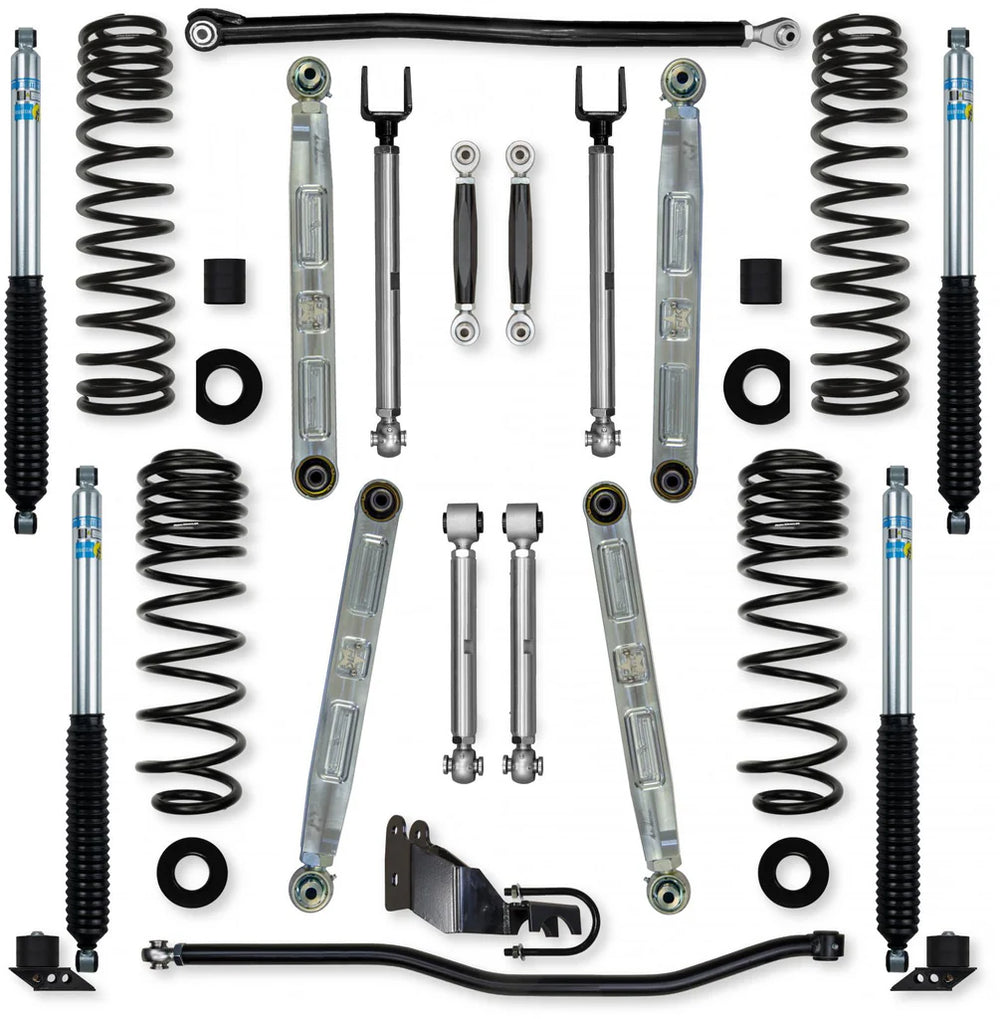 21C WRANGLER JLU 4DR 2.5IN X FACTOR PRO NO LIMITS ALUM SYS B51 FRONT & REAR
