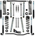 21C WRANGLER JLU 4DR 2.5IN X FACTOR PRO NO LIMITS ALUM SYS B51 FRONT & REAR