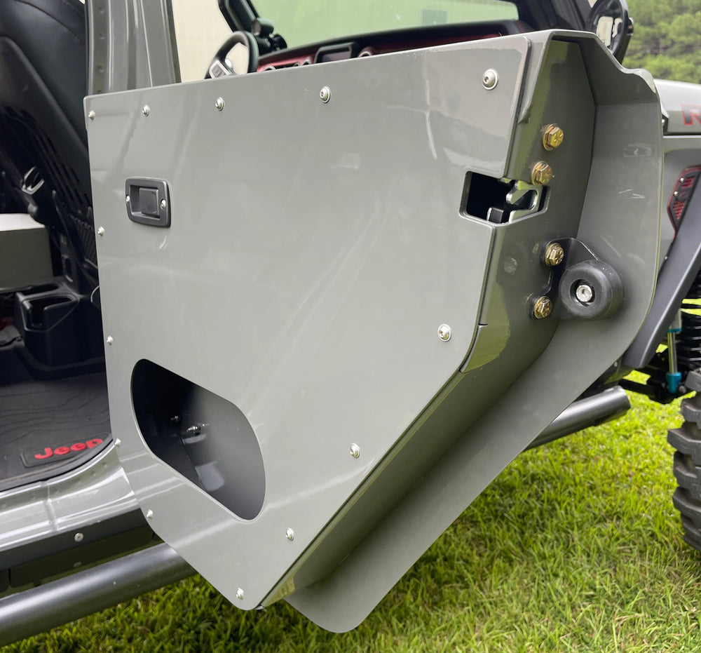 ALUMINUM FRONT HALF DOORS FOR JEEP JL/JLU/JT