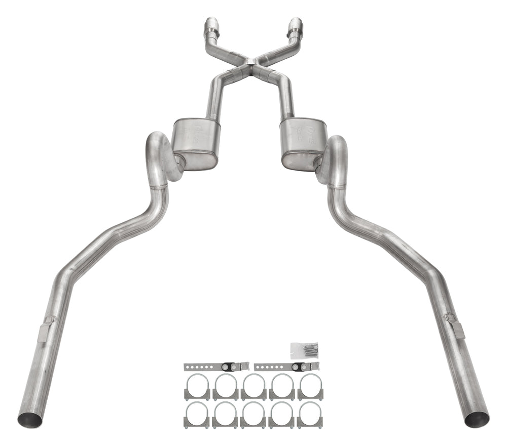 1978-88 3 GM G-Body Non SS Crossmember Back w/ Xpipe Exhaust System