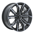 BLACK WIDOW 18X8 5X114.3 ET42 CB73.1 BLACK MACHINED GREY