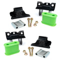 Engine Mount Kit with High-Performance Silicone Bushings - 01-10 GM 6.6L Duramax - 60 Hardness