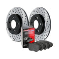 Street Axle Pack Drilled & Slotted, Front