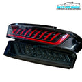 LED TAIL LIGHT - BLACK WITH RED LIGHT BAR