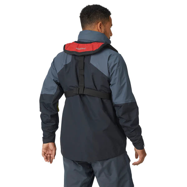HIT HYDROSTATIC INFLATABLE PFD WITH SAILING HARNESS; REDBLACK