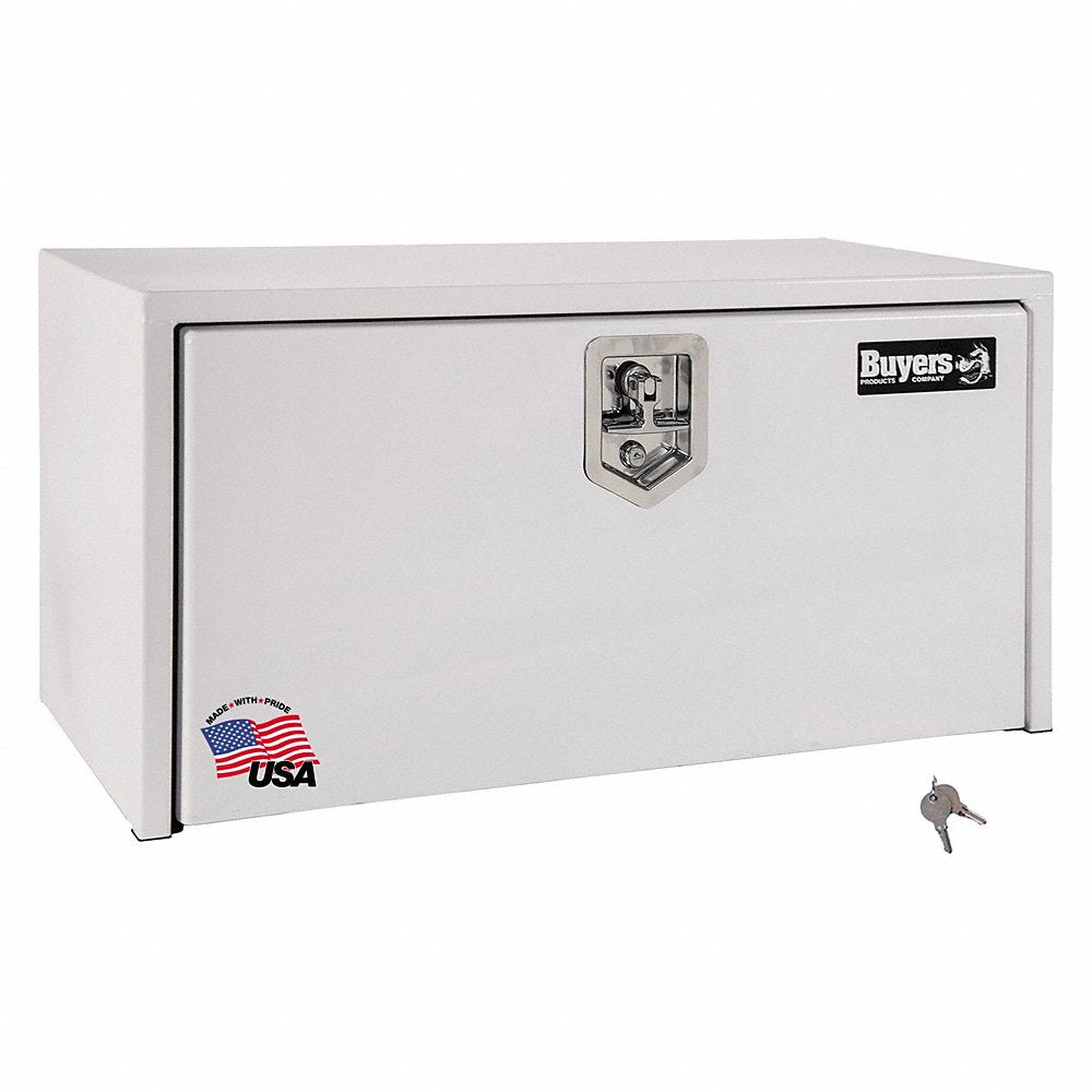 TOOLBOX, 24X24X72, (2) T-HDL, WHITE