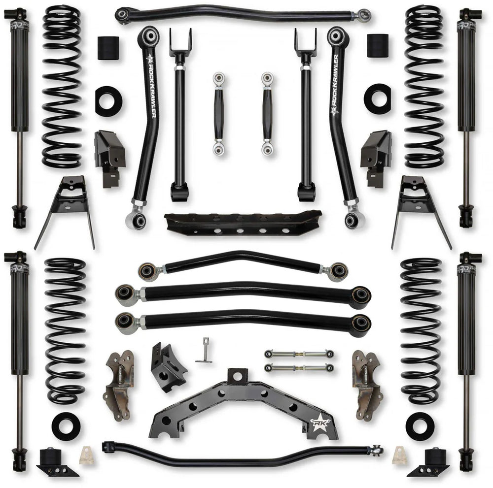 18C WRANGLER JL 2DR 3.5IN TREX NO LIMITS HYBRID SYS S1 FRONT & REAR
