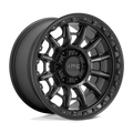 CARNAGE 17X9 5X5.0 12MM SATIN BLACK W/ GRAY TINT