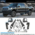 Fabtech 11-16 Ford F250 4WD 6in Rad Arm Sys w/Dlss 4.0 C/O& Rr Dlss