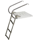 4-STEP I/O TRANSOM PLATFORM W/2 ARM
