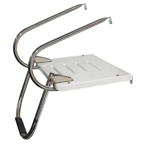 4-STEP I/O TRANSOM PLATFORM W/2 ARM