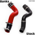 Boost Tube Upgrade Kit Fits 19-24 Ram 2500/3500 6.7L Cummins Red Powdercoat Banks Power