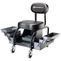 PROFESSIONAL SHOP SEAT W/ 6 EXPANDABLE SIDE TRAYS & FRONT ORGANIZER TRAY