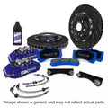 EBC Racing 00-03 BMW M5 (E39) Blue Apollo-6 Calipers 350mm Rotors Front Big Brake Kit
