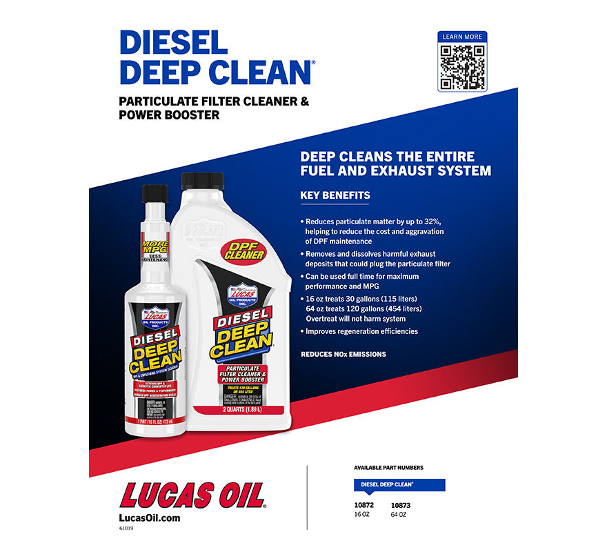 Diesel Deep Clean Fuel Additive Case 12x16oz.